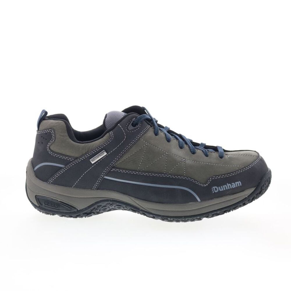 Dunham Mens Cloud Plus Waterproof Lace Up Trekker Gray Shoes (NWT)